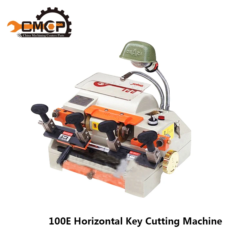 

100E Double-Head Key Copy Machine Key Locksmith Tools Horizontal Key Cutting Machine Multifunction Key Duplicating Machine