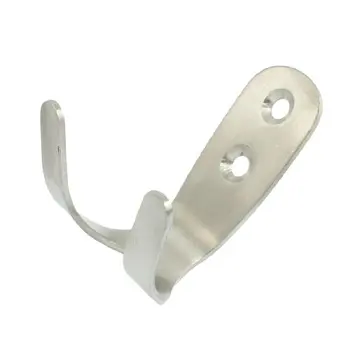 

Bathroom Wall Mounted Stainless Steel Hook Hanger Silver Tone