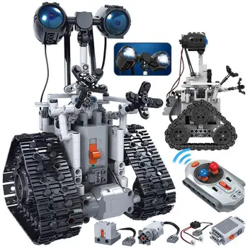 

408PCS City Creative RC Robot Electric Building Blocks for Lepining Technic remote Control Intelligent Robot Bricks Toys boys