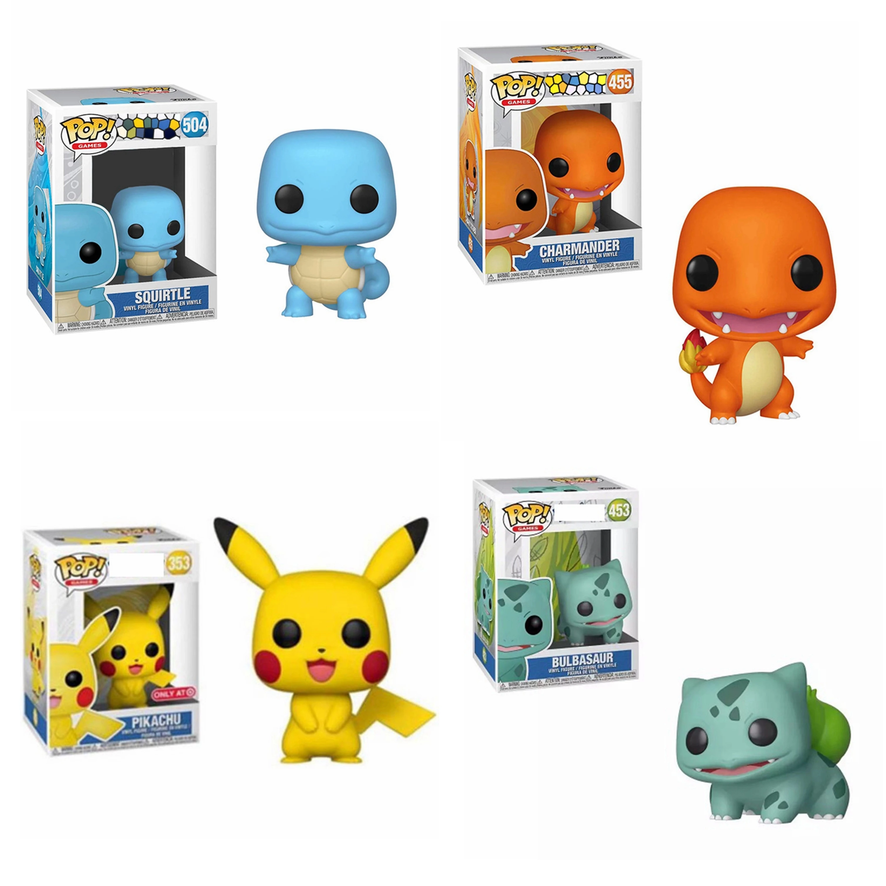Funko поп Пикачу чармандер Сквиртл виниловые фигурки модели игрушки подарки |