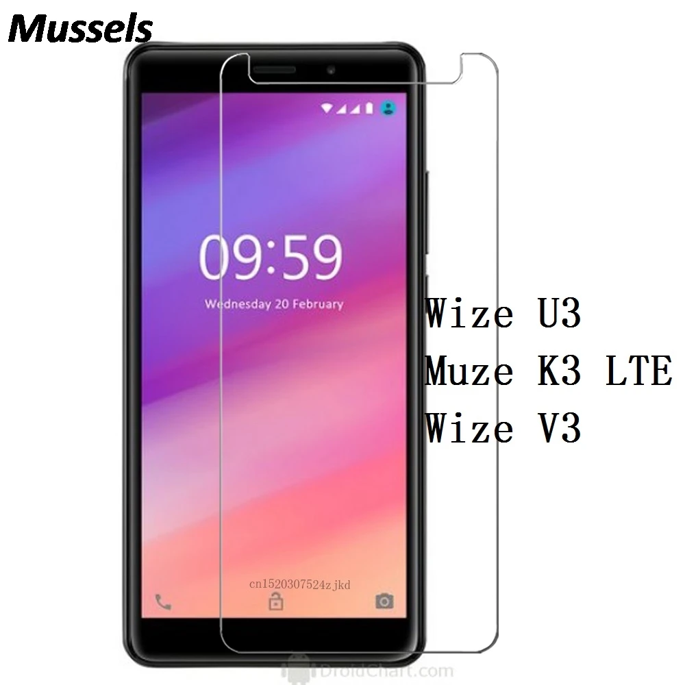 Закаленное стекло 9H 2.5D для PRESTIGIO MUZE K3 LTE PSP3534DUO wize V3 U3 Премиум Защитная пленка |
