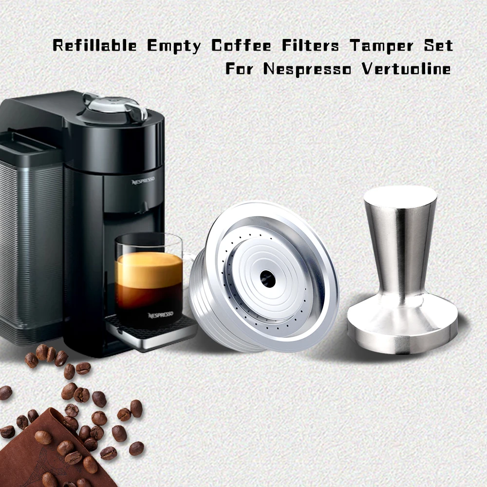 Многоразовые капсулы Nespresso Vertuoline из нержавеющей стали Темпер 230 мл для Vertuo ENV135BAE и