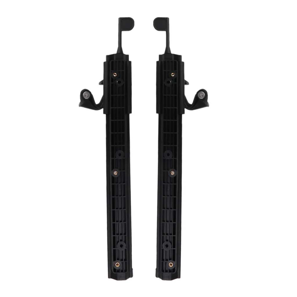 2pcs Black Kayak Canoe Boat Rudder Control Footrest Foot braces Pegs Pedals