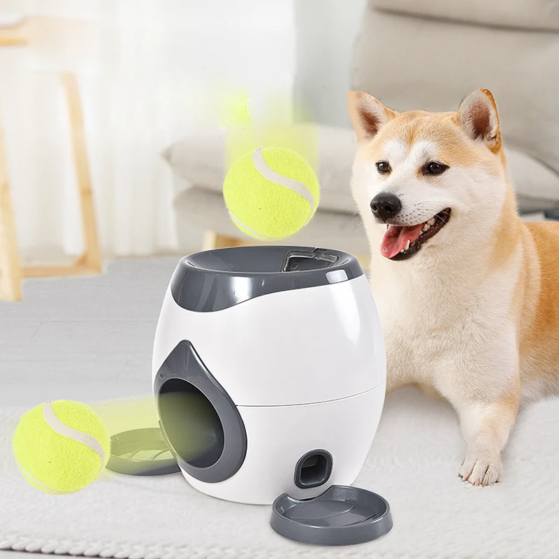 

Funny Dog Food Interactive Toy Dog Tennis Reward Machine Fitness Toy Development Intelligent Training Tool Dog Slow Feeder Toy