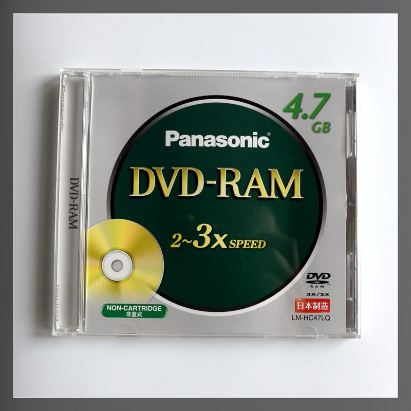 Panasonic - Panasonic　DVD-RAM 　10パック 10pcs/box Panasonic 4.7g Lm-hc47lq 12cm 2-3x Speed Dvd-ram
