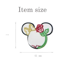 חדש 5 יח'\חבילה בעלי החיים שרף שטוח בחזרה לשיער קשתות מישוריים שרף מלאכות DIY טלפון קישוט, 5Yc8471(China)