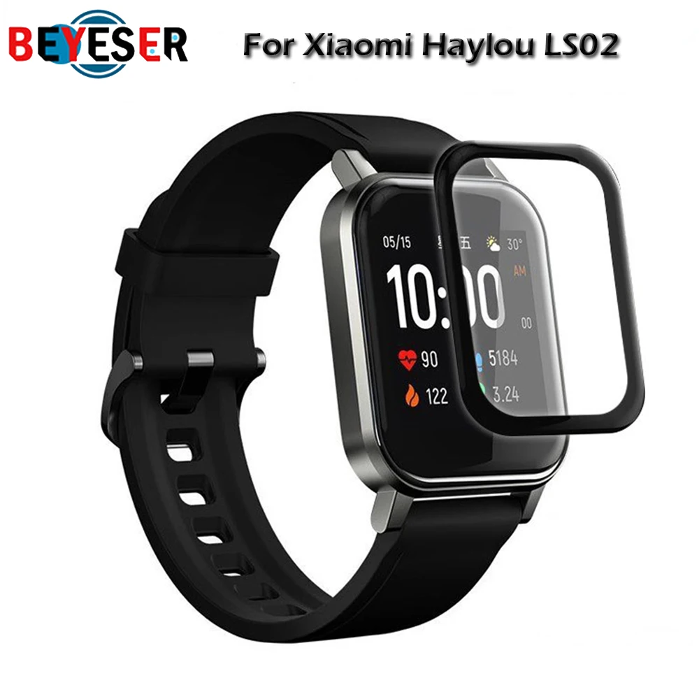 

3D Curved Edge Full Coverage Soft Protective Film Cover For Xiaomi Haylou LS02 Smart Watch 2 Screen Protector (Not Glass)