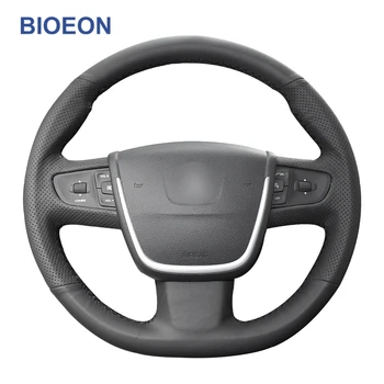 

Hand Stitch Black PU Artificial Leather Car Steering Wheel Cover for Peugeot 508 SW 2011 2012 2013 2014 2015 2016 2017-2018