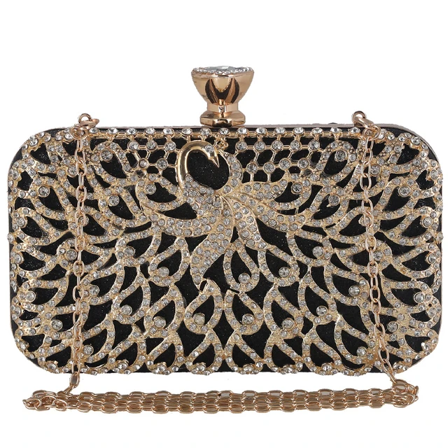 Golden Beige Handcrafted Party wear clutches for wedding – Stilento