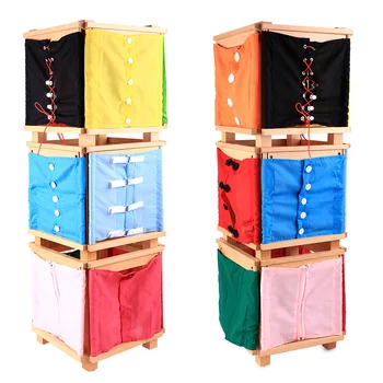 

Montessori teaching aids kindergarten early education center educational toys 12 pieces of clothing frame and clothing frame