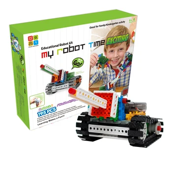 

My Robot Time 4 Robots In 1 Programmable Toy Remote Control Land Robot Building Block Kit Assembly Educational Toy - 3-Exciting