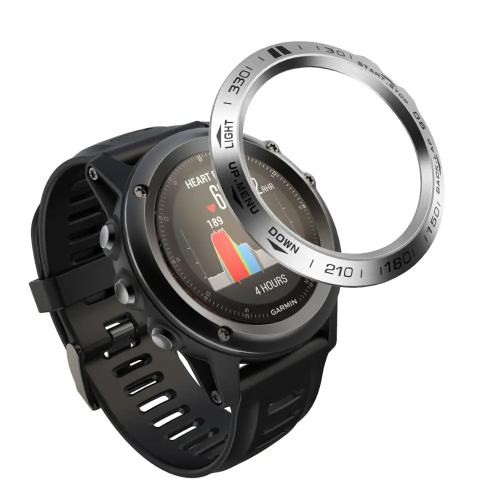 Клейкая Крышка для часов металлический чехол с защитой от царапин Garmin Fenix 5X /5X Plus
