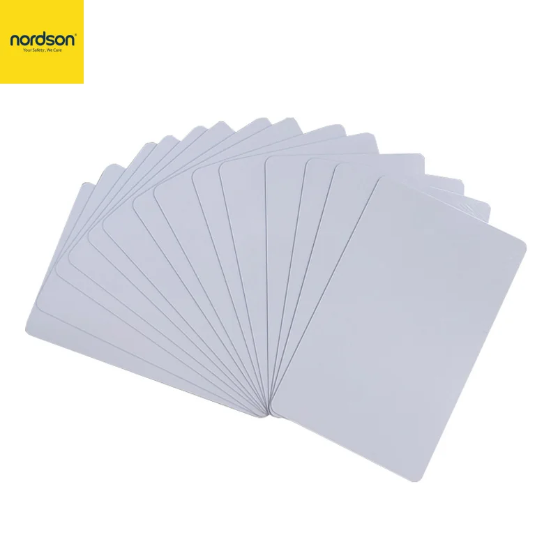 Nordson оригинальный умный ПВХ 13 56 МГц/125 кГц пустая записываемая IC/ID карта для