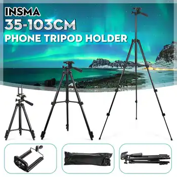 

INSMA Extendable 36-100cm Universal Adjustable Tripod Stand Mount Holder Clip Camera Phone Holder Bracket For Cell Phone Camera