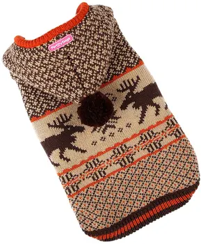 

FOR MY DOGS FOR MY DOGS jacket for dogs knitted brown FW656-2018