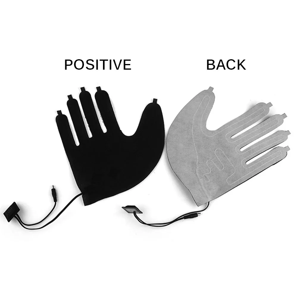 Складной электрический зимние Шестерни Портативный 3 Скорость пальцы перчатки с подогревом колодки Аксессуары Регулируемый 7,4 V Открытый Термальность