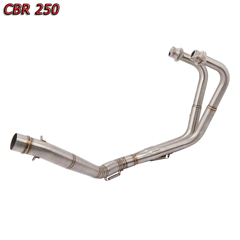 

KAJIMAOYI - Exhaust Full system front pipe header For Honda CBR250 CBR 250 2018-2019 without exhaust muffler