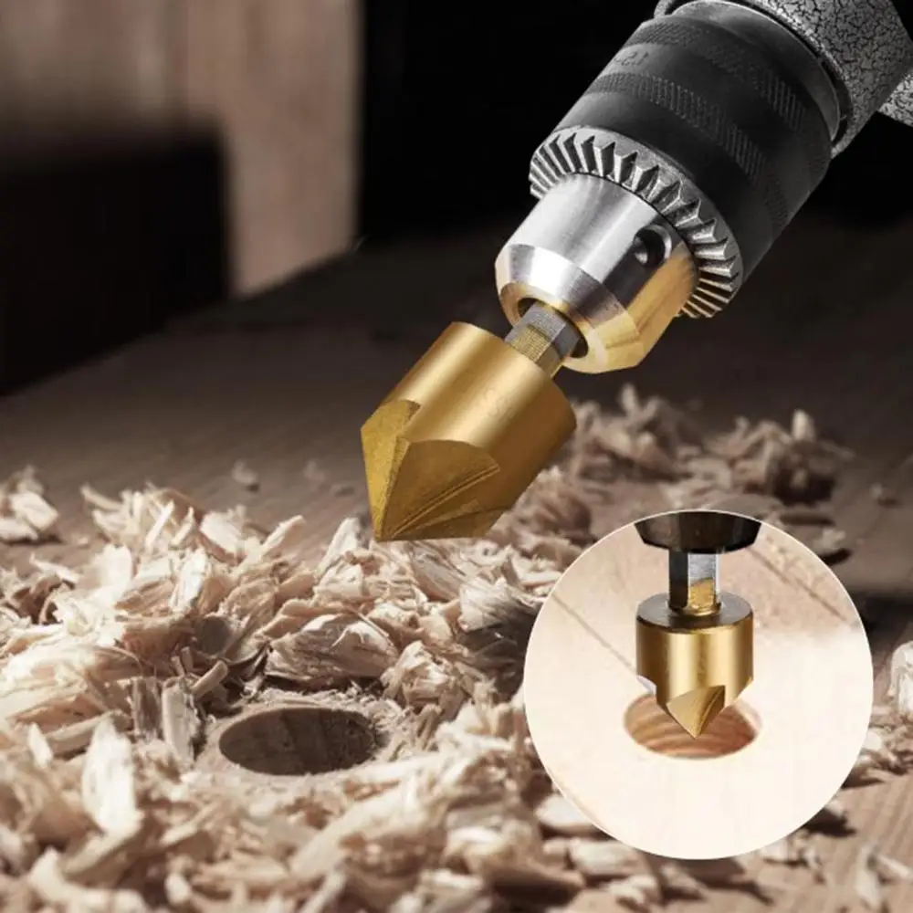 

3pcs/6pcs 6-19mm 82° Hexagonal Shank Sink Chamfer Cutter Countersink Drill Bit Set