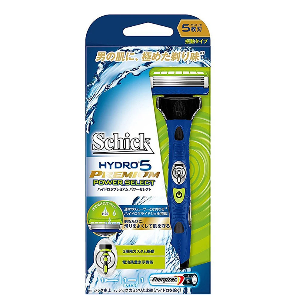 Original SCHICK Hydro 5 Electric Razor With Trimmer Comfortable 5 Layer