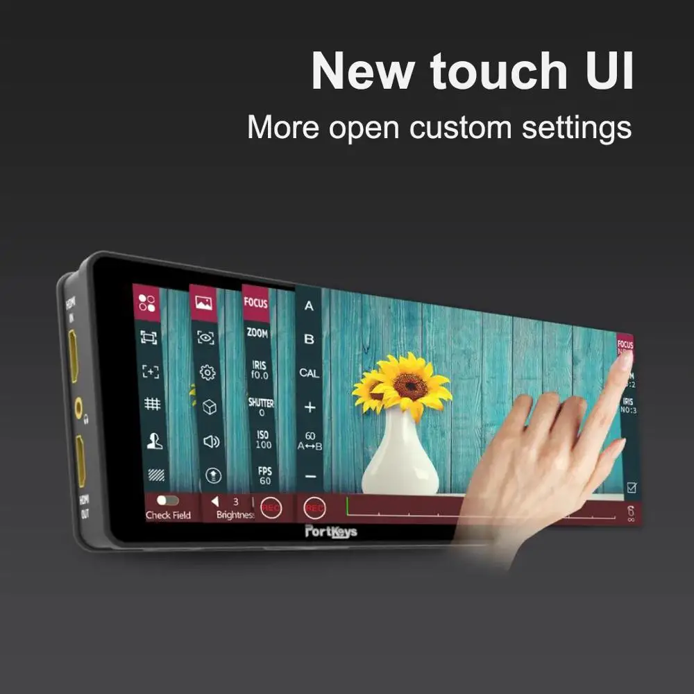 Портключи LH5H Камера монитор 4K UI сенсорный Экран 5 2 дюймов HLG 3D LUT пульт