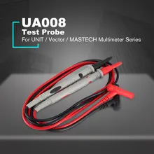 1 пара игольчатых наконечников зонда мультиметра, Тестовые провода для UNI-T Victor MASTECH, цифровой мультиметр, провод зонда, кабель 20А/1000 в