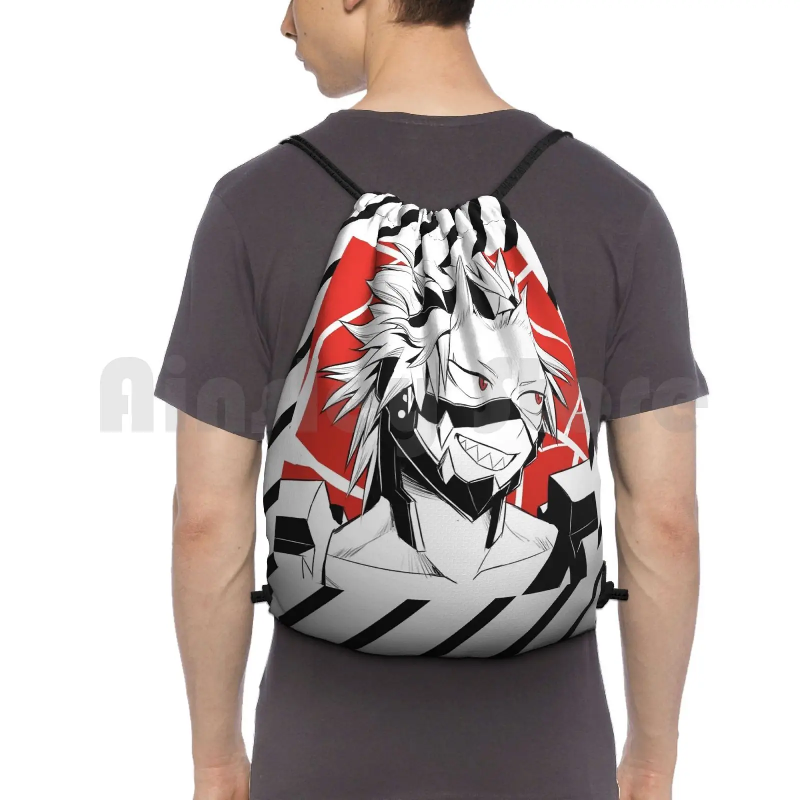 

Kirishima рюкзак на шнурке сумка для верховой езды альпинизма сумка для спортзала Mha Bnha Boku без героев Академии Bakugou Katsuki Lord взрывчатый