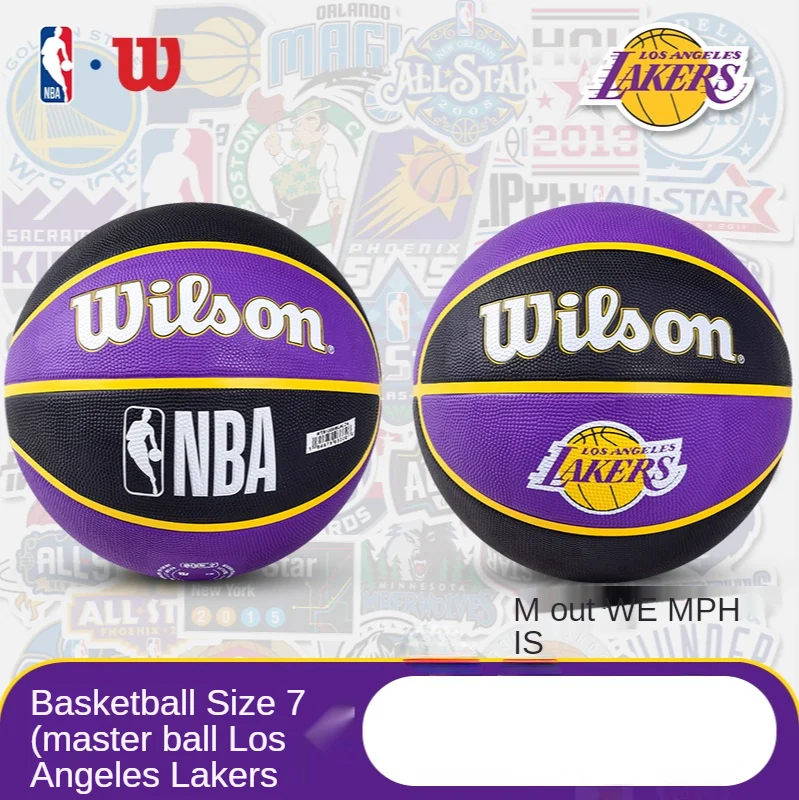 Spalding Team Ball L.A. Lakers Basketball - Purple - Mens