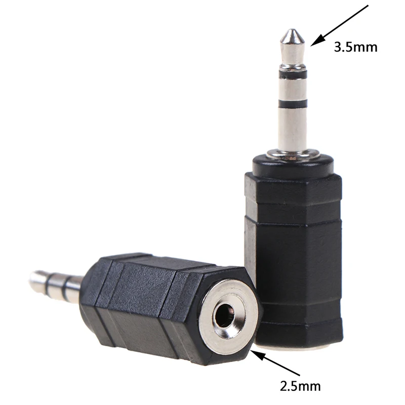 Adaptateur Jack stéréo 3.5 Mm mâle à 2.5 Mm femelle, 3.5 à 2.5, Audio Pc, casque d'écoute, convertisseur d'écouteurs, prise de câble