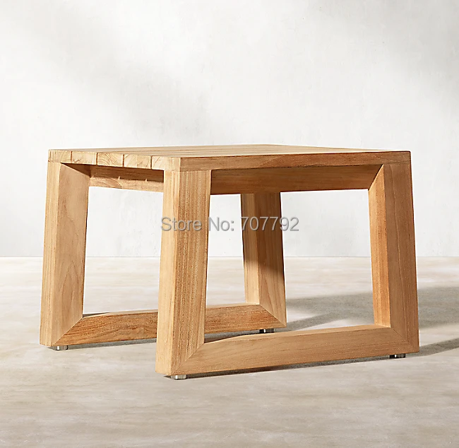 

Outdoor furniture wooden furniture natural teak sidetable