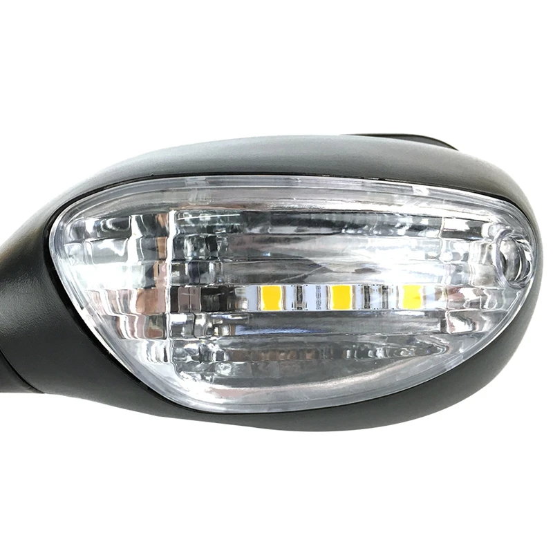 Motorcycle Mirror Rear View with Turn Signal Light Mirror for Suzuki GSXR600 750 2006-2010 GSXR 1000 2005 2006 2007 2008
