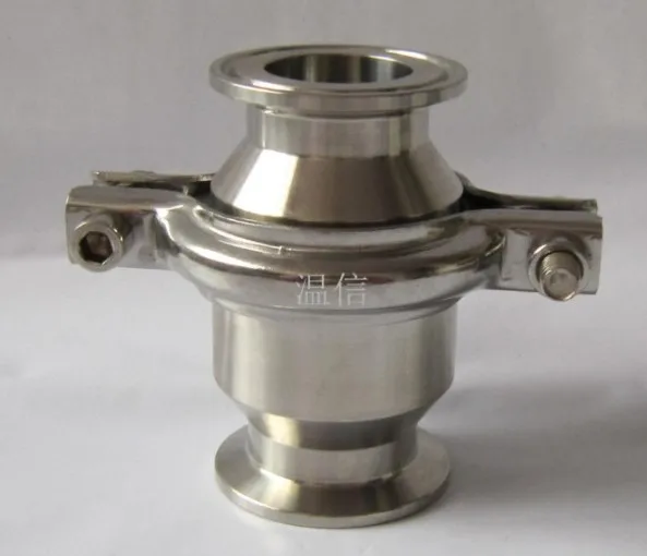 

1-1/2" 38MM OD Sanitary Check Valve Tri Clamp Type Stainless Steel SS304 Ferrule OD 50.5mm Fit 1.5" Clamp Clover