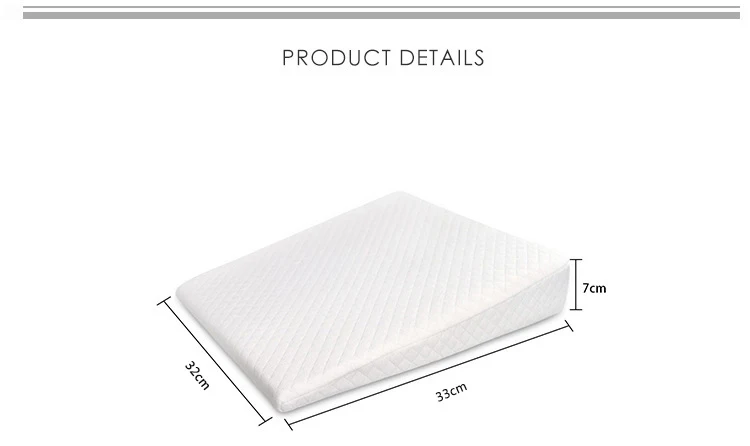 mattress protector Baby Sleep Positioner White Bassinet Baby Wedge Pillow Prevent Flat Head Anti Reflux Raised Colic Pillow Cushion Shaping Pillow silk sheets