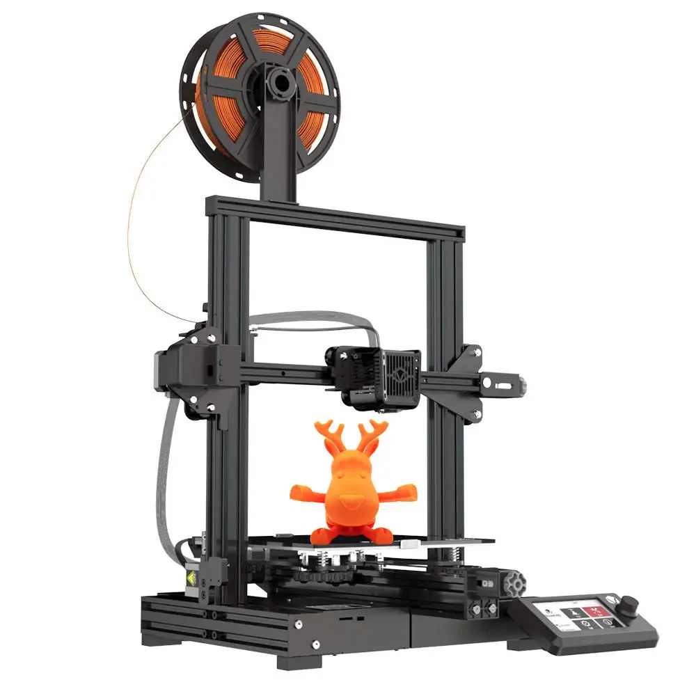 US $179.00 - 299.00 Voxelab Aquila DIY 3D Printer Kit Silent Mainboard Resume Printing Carborundum Glass Bed Large Size 3d Printer impresora 3d