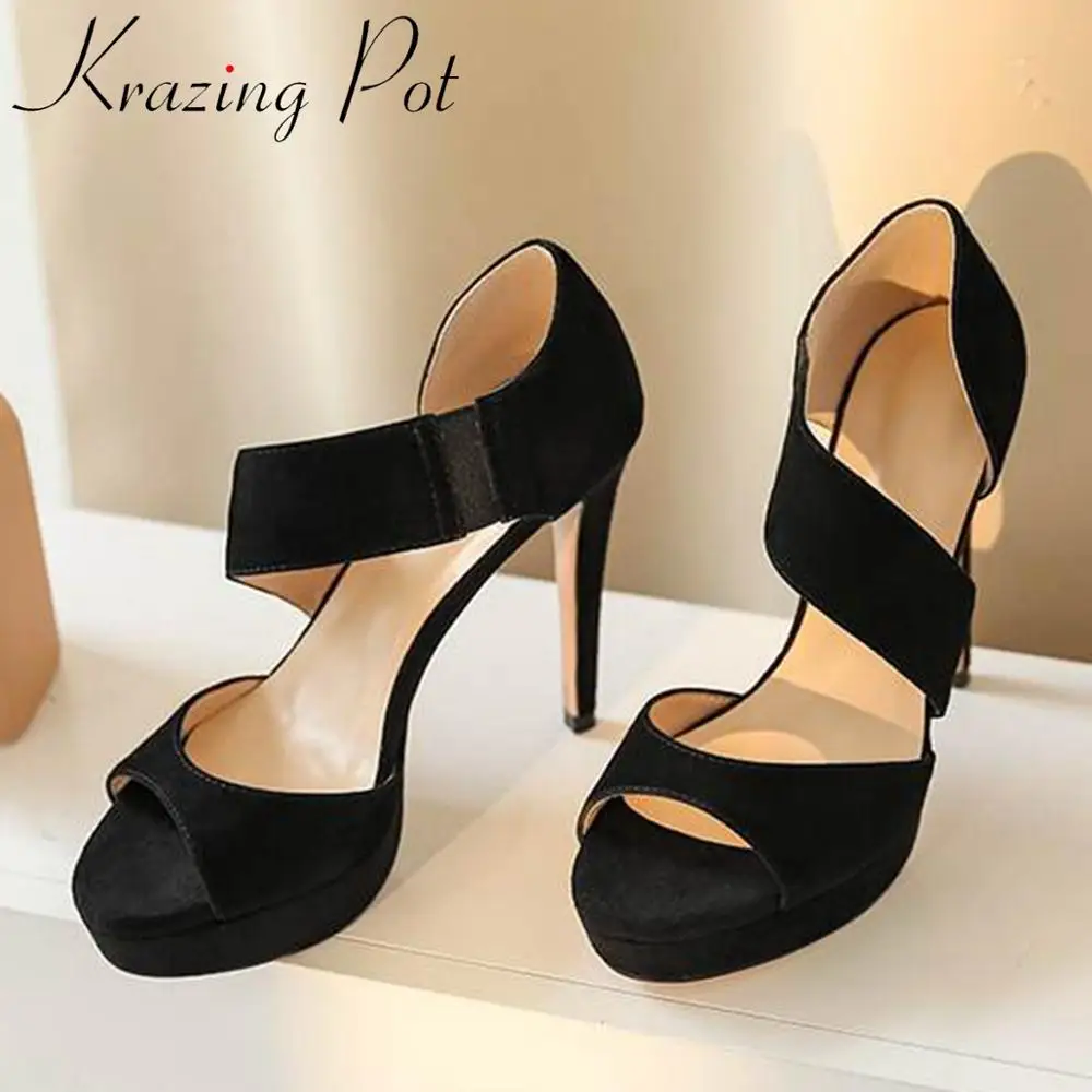 catwalk women's leather fashion sandals