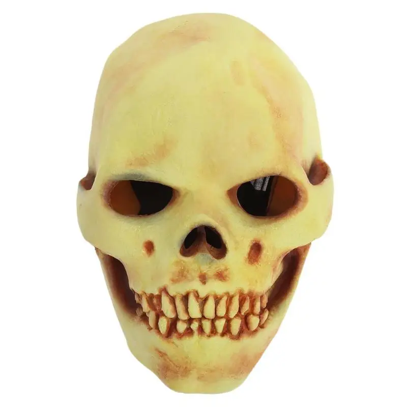 Skull Latex Masks Full Head Halloween Masks Breathable Halloween Masquerade Fancy Dress Party Costume