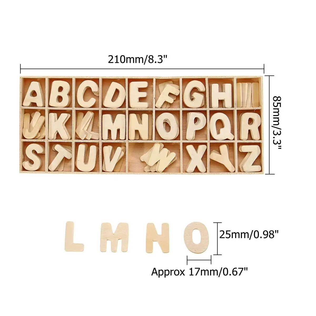 156 шт. каждый 6 шт. деревянные буквы алфавита Scrabble игрушки буквы ремесло Развивающие игрушки для детей раннего обучения подарок