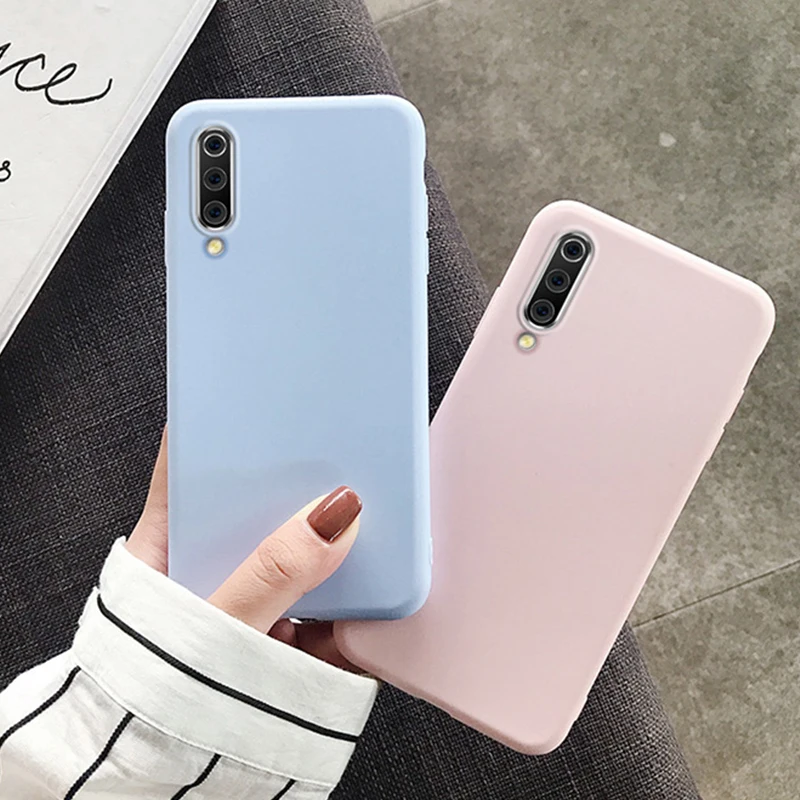 Тонкий мягкий ТПУ чехол карамельных цветов для телефона Samsung Galaxy A10 M10 J4 J6 2018 S8 S9 S10