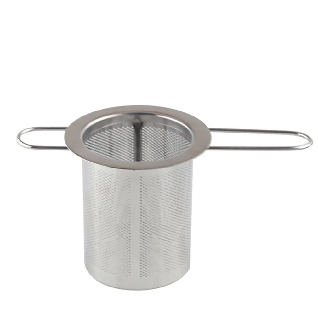 

Folding Handle Stainless Steel Mesh Tea Infuser Tea Strainer Leak Tea Maker Funnel Spice Coffee Filter Drinkware Accessories