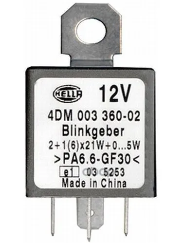 Прерыватель Указателей Поворота HELLA арт. 4DM003360-021