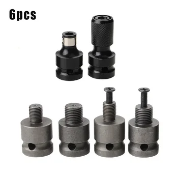 

1/2 1/4 Electric Wrench Hex Socket Adapter Chuck Converter Drill Tools Steel