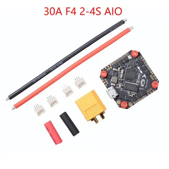 

GHF411AIO F4 Flight Controller AIO Betaflight OSD 2-4S BLHELI_S 20A / 30A ESC Brushless for 3-5'' Toothpick RC Drone Quadcopter