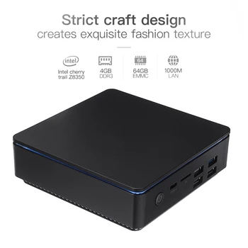 

POHIKS 1pc High Quality T95 P1 4GB+64GB Desktop Host 1920X1080P HD Mini PC Media Player For Office Computers Windows 10