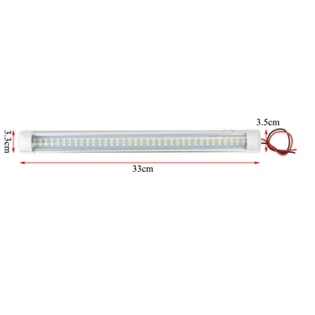 

108 LED Car Interior Light led Strip Light Bar White Signal Lamp driver's cab Reading light for Caravan Van Lorry Truck 4/2/1pcs