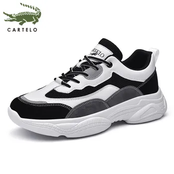 

CARTELO men's shoes Korean casual shoes color matching trend student shoes men's thick-soled sneakers men