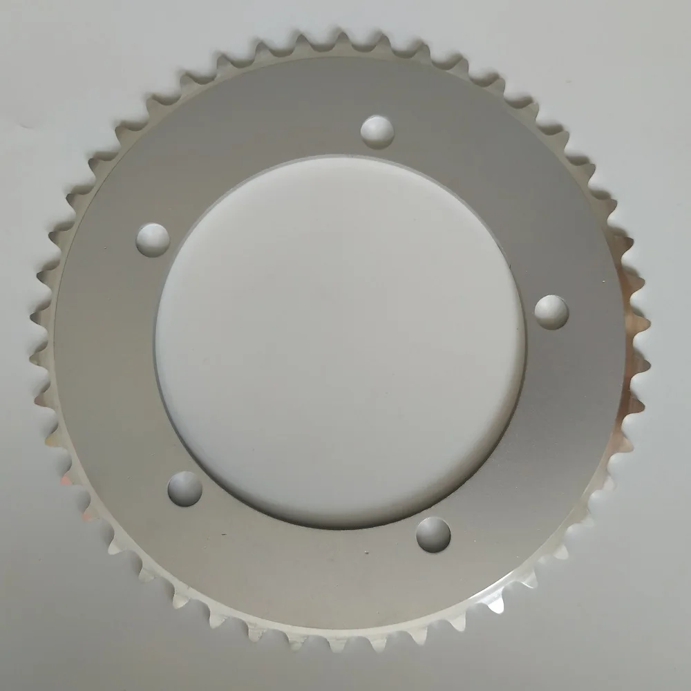 TRUYOU фиксированное зубчатое кольцо цепи 44T 46T 48T 50T 52T 53T Fixie Дорожный трек велосипед