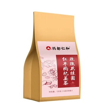 

Renhe Rose Longan Red Dates Wolfberries Ginger Tea 4G * 30 Bags Packaging This Product Cannot Replace Drugs 12 RHMGGYHZGQJC001
