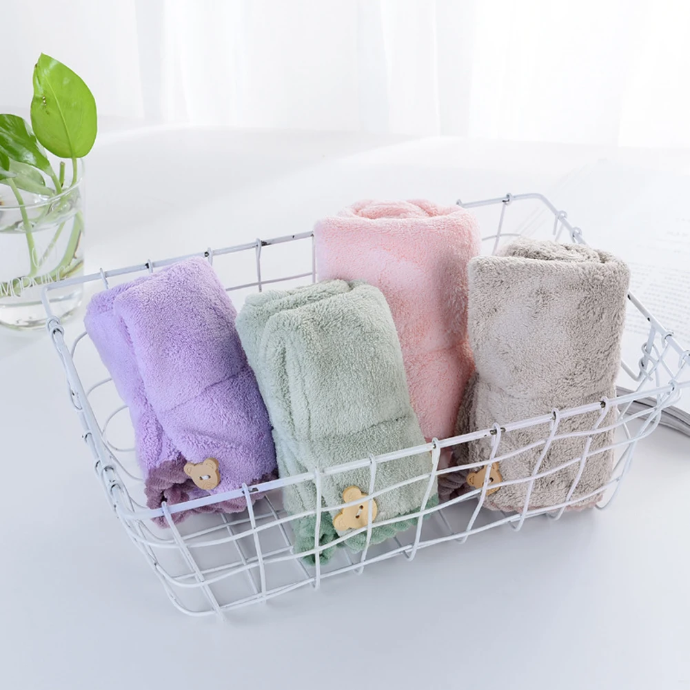 Быстросохнущая Волшебная сушка волос сухая шапка Тюрбан Твист Полотенце Для Волос микрофибра быстросохнущая тюрбан для ванны душ бассейн
