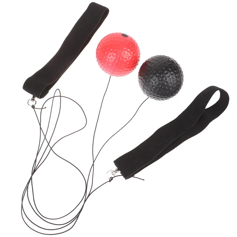 

Head-mounted Boxing Reflex Speed Punch Ball Sanda Boxer Raising Reaction Force Hand Eye Training Headband Thai Exercise