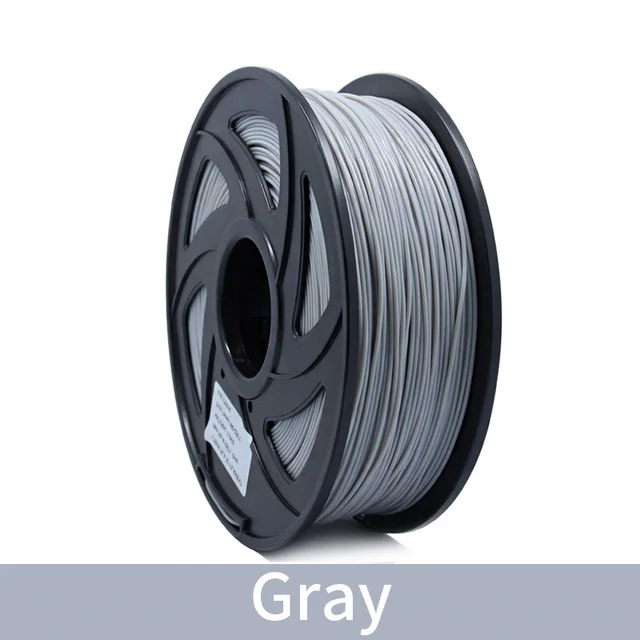 Gray 3d принтер 1 кг 1,75 мм PLA нити печатные материалы красочные для 3d принтер Экструдер ручка Радуга пластиковые аксессуары красный серый - Цвет: Gray