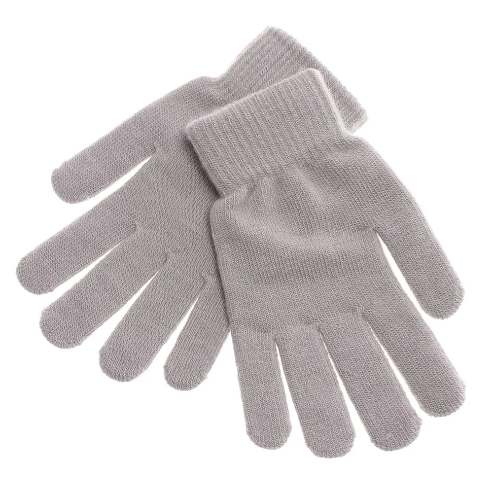 Вязаные перчатки для сенсорного экрана, зима-осень, мужские, высокое качество, мужские, утолщенные, теплые, шерстяные, кашемировые, одноцветные, перчатки, варежки, деловые перчатки - Цвет: Grey 6